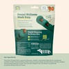 image:imageWOOF  Bite n Brush Refills Treats for the Dog Toothbrush Toy  Scrub Plaque and Tartar from Your Dogs Teeth and Mouth  Dog Dental Sticks  18 Refills  ChickenBeef
