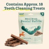 image:imageWOOF  Bite n Brush Refills Treats for the Dog Toothbrush Toy  Scrub Plaque and Tartar from Your Dogs Teeth and Mouth  Dog Dental Sticks  18 Refills  ChickenChicken