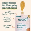 image:imageWOOF FlipMat EasytoClean Lick Mat for Dogs  LickWells Pumpkin Butter  Dog Lick Mat Spread and Meal Topper for the FlipMat and LickMat