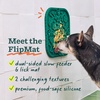 image:imageWOOF FlipMat EasytoClean Lick Mat for Dogs l Slow Feeder Mat with DoubleSidedNonSlip Design  LickWells Doggy Dental  Teeth Cleaning Supplement and Breath Freshener for The FlipMat