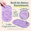 image:imageWOOF FlipMat Mini EasytoClean Lick Mat for Small Dogs amp Travel  LickWells Pumpkin Butter  Dog Lick Mat Spread and Meal Topper for the FlipMat and LickMat