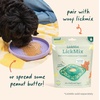 image:imageWOOF Fly n Feed  Flying Disc and Lick Mat for Dogs  Durable ToothFriendly Rubber  Interactive Dog Toy for Fetch Treat Dispensing and Enrichment  Lavender