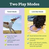 image:imageWOOF Fly n Feed  Flying Disc and Lick Mat for Dogs  Durable ToothFriendly Rubber  Interactive Dog Toy for Fetch Treat Dispensing and Enrichment  Lavender