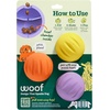 image:imageWOOF Flyball  2in1 Fetch Ball and Dog Treat Dispenser Toy  Interactive Puzzle for Enrichment  Fits Standard Ball Launchers  Durable ToothFriendly Rubber  The Perfect Dog Gift  3 Pack3PK Lavender Orange Yellow