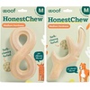 image:imageWOOF HonestChew Dog Toy Duo  Durable Dog Chews  Made with PlantBased Ingredients  SplinterResistant  Safer Than Dog Bones  with HonestChew Antler and Infinity  Gift for Dogs  LargeDuo Pack