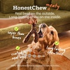 image:imageWOOF HonestChew Meaty Antler Dog Chews  Made with Real Beef Outer Layer and Natural PlantBased Ingredients Core  SplinterResistant  Safer Than Rawhide and Dog Bones  SmallYGnawt