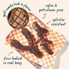 image:imageWOOF HonestChew Meaty Antler Dog Chews  Made with Real Beef Outer Layer and Natural PlantBased Ingredients Core  SplinterResistant  Safer Than Rawhide and Dog Bones  SmallAntler