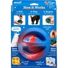 image:imageWOOF Pupsicle  LongLasting Interactive Dog Ball Toy to Keep Your Pup Busy and Distracted  Safe for Dogs  LowMess Design  Dog Toys for XL Dogs 75 lbs and UpRed  White  Blue
