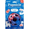 image:imageWOOF Pupsicle  LongLasting Interactive Dog Ball Toy to Keep Your Pup Busy and Distracted  Safe for Dogs  LowMess Design  Dog Toys for XL Dogs 75 lbs and UpRed  White  Blue