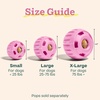 image:imageWOOF Pupsicle  LongLasting Interactive Dog Ball Toy to Keep Your Pup Busy and Distracted  Safe for Dogs  LowMess Design  Dog Toys for XL Dogs 75 lbs and UpPink
