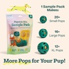 image:imageWOOF Pupsicle Mix Sample Pack  EasytoMake DIY Pupsicle Refills  Delicious Mix for the Pupsicle Interactive Dog Toy  with Bacon amp Cheese Calming Balanced Belly and Dental Mix  4 Pack Sampler