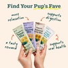 image:imageWOOF Pupsicle Mix Sample Pack  EasytoMake DIY Pupsicle Refills  Delicious Mix for the Pupsicle Interactive Dog Toy  with Bacon amp Cheese Calming Balanced Belly and Dental Mix  4 Pack Sampler