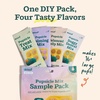 image:imageWOOF Pupsicle Mix Sample Pack  EasytoMake DIY Pupsicle Refills  Delicious Mix for the Pupsicle Interactive Dog Toy  with Bacon amp Cheese Calming Balanced Belly and Dental Mix  4 Pack Sampler