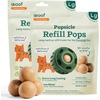 image:imageWOOF Pupsicle Refill Pops  LowMess Dog Snacks  with Peanut Butter and Beef  Dog Treats  Long Lasting  Small Pops  10 CountBeef