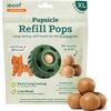 image:imageWOOF Pupsicle Refill Pops  LowMess Dog Snacks  with Peanut Butter and Beef  Dog Treats  Long Lasting  Small Pops  10 CountBeef