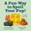 image:imageWOOF Pupsicle Treat Tray Mold Large 2575lbs Silicone Molds for Dog Treats Dishwasher Safe Reusable Treat Tray Freeze Refill Treats For The Pupsicle ToyLarge