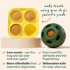 image:imageWOOF Pupsicle Treat Tray Mold Large 2575lbs Silicone Molds for Dog Treats Dishwasher Safe Reusable Treat Tray Freeze Refill Treats For The Pupsicle ToyXLarge