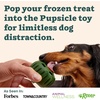 image:imageWOOF Pupsicle Treat Tray Mold Large 2575lbs Silicone Molds for Dog Treats Dishwasher Safe Reusable Treat Tray Freeze Refill Treats For The Pupsicle ToyLarge