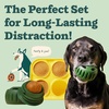 image:imageWOOF Pupsicle and Treat Tray  LongLasting Interactive Dog Ball Toy and Silicone Dog Treat Mold  Keep Your Pup Busy  Easy to Clean  Dog Toys for Small Dogs 1025 lbsSmall Pupsicle  Small Treat Tray