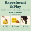 image:imageWOOF Pupsicle and Treat Tray  LongLasting Interactive Dog Ball Toy and Silicone Dog Treat Mold  Keep Your Pup Busy  Easy to Clean  Dog Toys for Small Dogs 1025 lbsLarge Pupsicle  Large Treat Tray