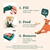 image:imageWOOF The Bite n Brush  Dog Toothbrush Toy  Scrub Plaque and Tartar from Your Dogs Teeth and Mouth  Dog Dental Toy for Gentle Chewers  LargeSmall