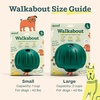 image:imageWOOF Walkabout  Enrichment Dog Toys Puzzle and Treat Dispenser  Adjustable Difficulty for Kibble and Treats  Durable Rubber  Easy to Clean  LargeLarge Green