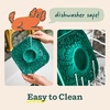 image:imageWoof Lick Mat and Calming LickMix Starter Pack Bundle  Dog Enrichment and Spread  Slow Feeder Mat with NonSlip Design  Delicious Lower Calorie Mix Green