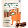 image:imageWOOF Bully Sticks Dog Treats  Chew Sticks for Dogs  LongLasting Dog Chew Treats  Made with FreeRange GrassFed Beef  6 Sticks  10pk6 Inch Pack of 10