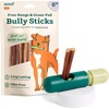 image:imageWOOF BullySafe and Bully Sticks  Nutritious Chew Sticks for Dogs and Bully Stick Holder for Safe LongLasting Play  No More Swallowed Ends  6 Sticks  5 Pack5 Count Pack of 1