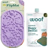 image:imageWOOF FlipMat Mini EasytoClean Lick Mat for Small Dogs amp Travel  LickWells Doggy Dental  Teeth Cleaning Supplement Compatible with Flip Mat Mini