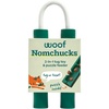image:imageWOOF Nomchucks  Puzzle Feeder Enrichment Dog Toy and Tug Toy with 3 Interactive Zones  Designed with LongLasting Nylon Rope and Natural Rubber  for Gentle Chewers  Pairs Puzzle Treats