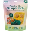 image:imageWOOF Pupsicle Mix Sample Pack  EasytoMake DIY Pupsicle Refills  Delicious Mix for the Pupsicle Interactive Dog Toy  with Bacon amp Cheese Calming Balanced Belly and Dental Mix  4 Pack Sampler