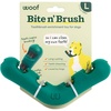image:imageWOOF The Bite n Brush  Dog Toothbrush Toy  Scrub Plaque and Tartar from Your Dogs Teeth and Mouth  Dog Dental Toy for Gentle Chewers  LargeLarge