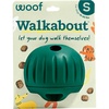 image:imageWOOF Walkabout  Enrichment Dog Toys Puzzle and Treat Dispenser  Adjustable Difficulty for Kibble and Treats  Durable Rubber  Easy to Clean  LargeSmall Green