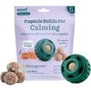 image:imageWoof Pupsicle Calming Starter Kit  Pupsicle and Calming Pops Bundle  LongLasting Interactive Dog Toy LowMess Design  10 Refills with Thiamine Tryptophan Passion Flower for Small Dogs 1025 lbs
