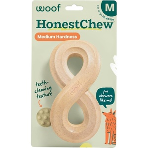 image:imageWOOF HonestChew Dog Toy Infinity  Durable Dog Chews  Made with Natural PlantBased Ingredients  SplinterResistant  Safer Than Dog Bones  MediumMedium