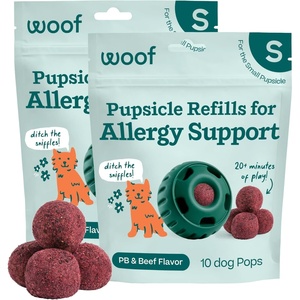 image:imageWOOF Pupsicle Refill Pops for Calming  LongLasting Refills for The Pupsicle Toy to Promote Calm  Calming Dog Treats  Magnesium for Dogs Large Pops  7 CountSmall 20 Count