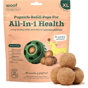 image:imageWOOF Pupsicle Refill Pops for Calming  LongLasting Refills for The Pupsicle Toy to Promote Calm  Calming Dog Treats  Magnesium for Dogs Large Pops  7 CountXLarge 5 Count