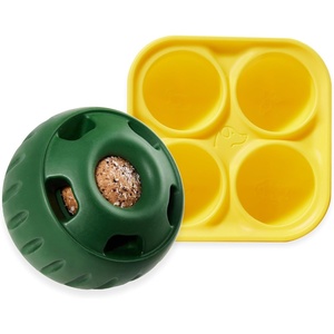 image:imageWOOF Pupsicle and Treat Tray  LongLasting Interactive Dog Ball Toy and Silicone Dog Treat Mold  Keep Your Pup Busy  Easy to Clean  Dog Toys for Small Dogs 1025 lbsSmall Pupsicle  Small Treat Tray